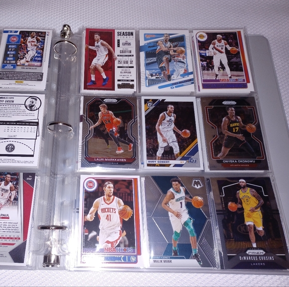 NBA Basketball Cards Binder π NBA Basketball Trading Cards Collection Lot π₯ - Picture 5 of 11